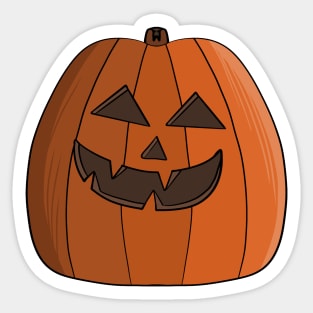 Cool Pumpkin Sticker